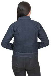 Fariha Fashions Denim Jeans Regular Winter Wear Black Jacket-thumb4