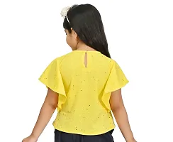 Classic Cotton Blend Top For Girls-thumb3