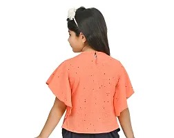 Classic Cotton Blend Top For Girls-thumb3