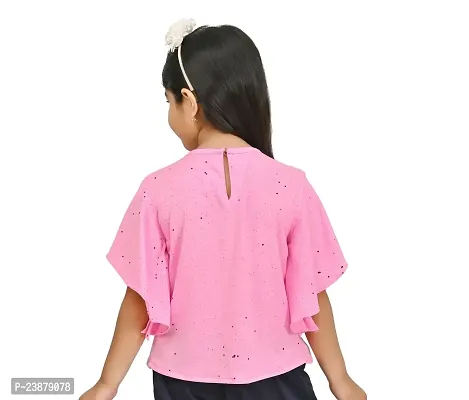 Classic Cotton Blend Top For Girls-thumb4