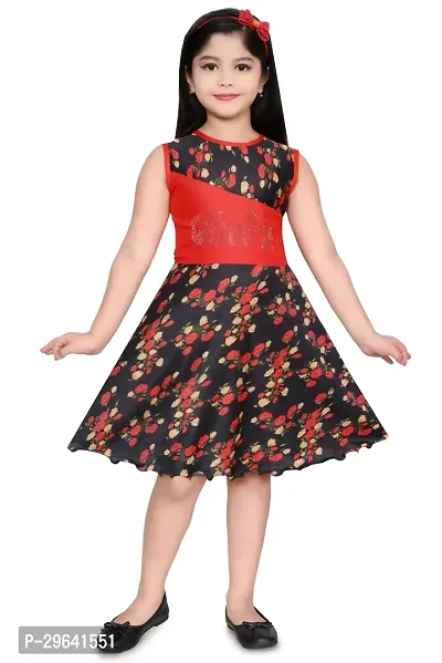 Stylish Cotton Blend Dress for Kids Girl