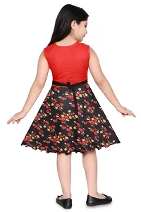 Stylish Cotton Blend Dress for Kids Girl-thumb3