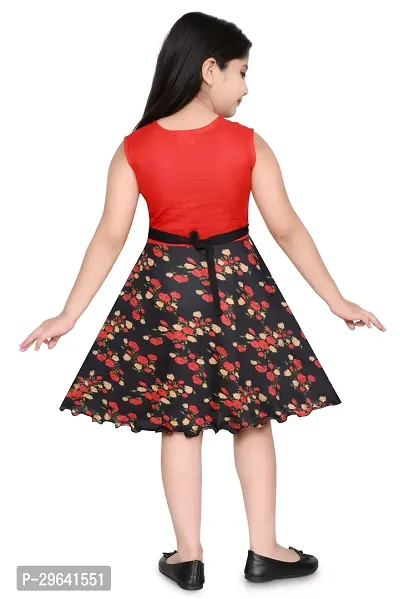 Stylish Cotton Blend Dress for Kids Girl-thumb4