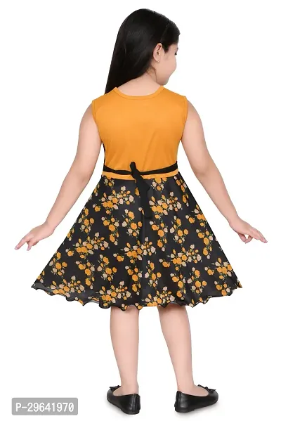 Stylish Cotton Blend Dress for Kids Girl-thumb4