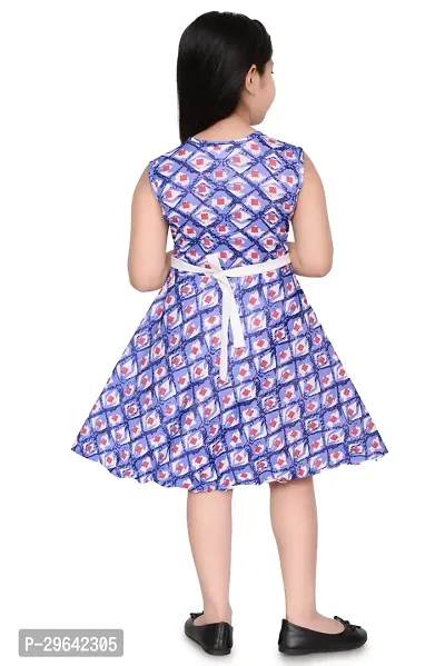 Stylish Cotton Blend Dress for Kids Girl-thumb4