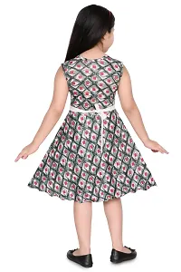 Stylish Cotton Blend Dress for Kids Girl-thumb4