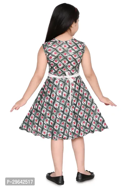 Stylish Cotton Blend Dress for Kids Girl-thumb5