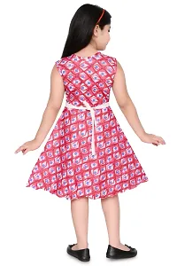 Stylish Cotton Blend Dress for Kids Girl-thumb2