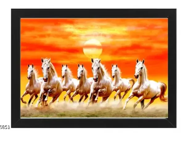 Running Horses Painting Frame