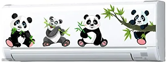 Decals Creation? AC Sticker Fridge Sticker Wall Sticker Panda AC Stickers Standard Size (Pack of 1)-thumb0