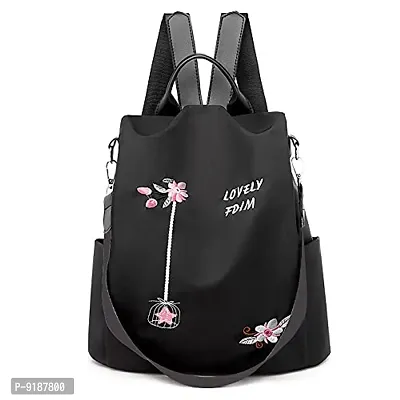 2021 New Flower Embroidered Artistic National Style Oxford Large Capacity Womens Bag Generation Backpack-thumb0