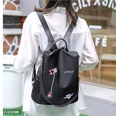 2021 New Flower Embroidered Artistic National Style Oxford Large Capacity Womens Bag Generation Backpack-thumb2