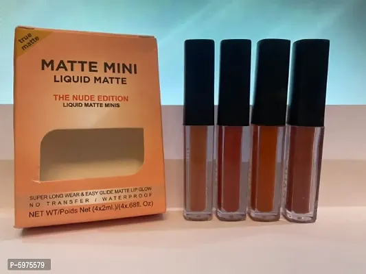 4 pc of Matte mini nude edition lipstick