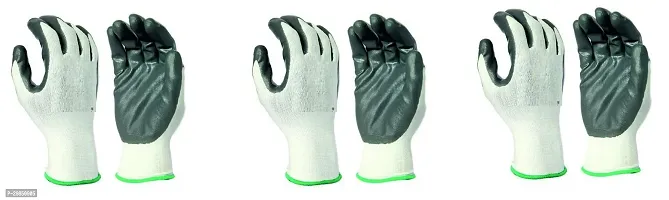 Safety Gloves for Men Industrial Gloves Pack of 3