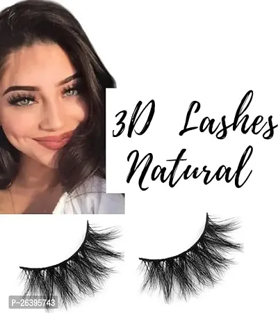 Style False Eyelash Soft Eyelashes Long False Lashes Natural Eye Makeup-thumb0