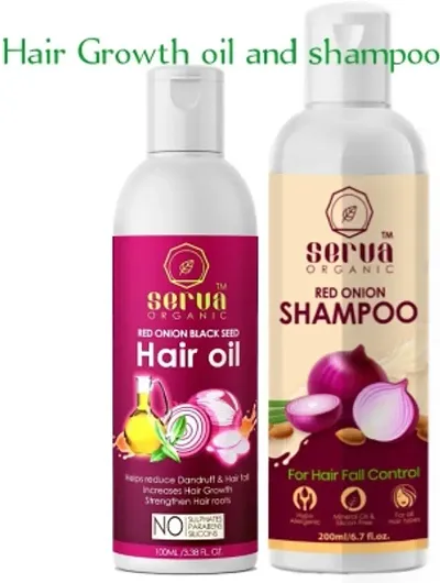 Hair care combo pack oil and shampoo