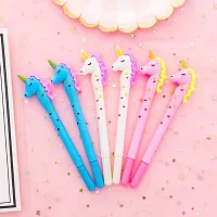 Unicorn Combo Unicorn Stationary set of 6 Pen, Pencil, Pencil Pouch,-thumb4