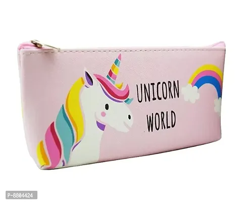 Unicorn Learning Collection-9 pcs Diary/Pouch/Pen/Gel Pen/Pencil/Eraser for Kids-thumb4