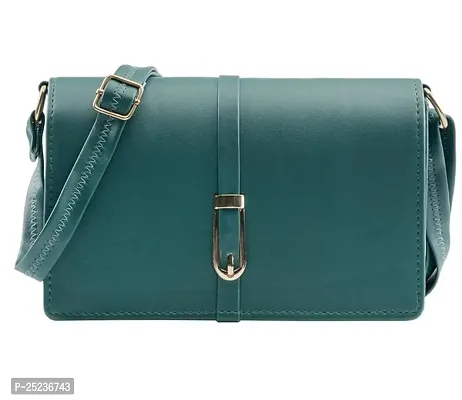 Stylish Synthetic Green Handbags For Women