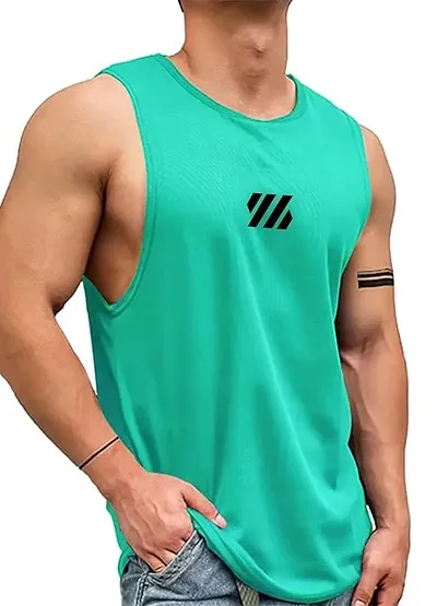 Trendy Polyester Gym Vest 