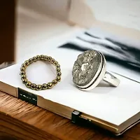 Elegant Bead Bracelet for Unisex with Ring-thumb2