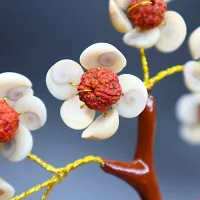 Gomti Chakra Tree with Rudraksha Beads for Good Health, Wealth  Prosperity Rudraksha Gomti Chakra Tree for Home Decor-thumb3