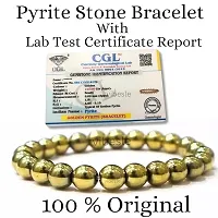 Natural  Bracelet With Lab Test Certificated Original Pyrite Stone Ring-thumb3