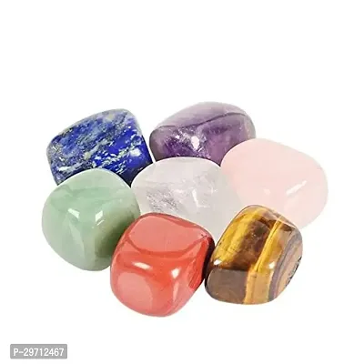 Natural Mix Tumbled Stone Chakra Healing Stone 7 Pcs Set