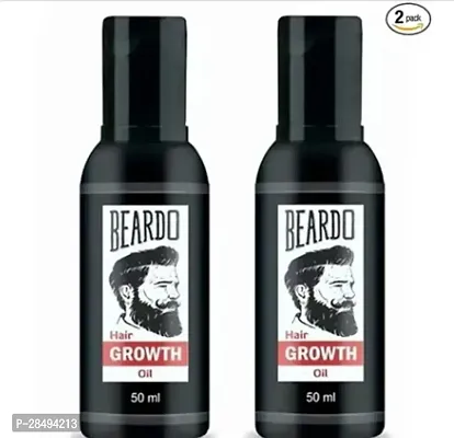 Natural Beard Hair Growth Oil 50ml  Pack of 2-thumb0