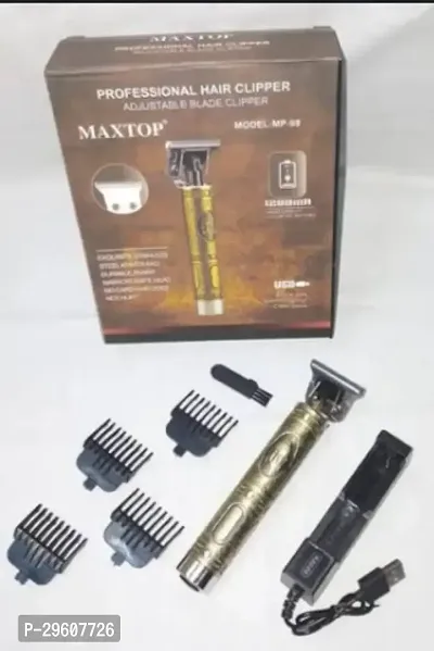 MAXTOP Cordless Fast Charging IPX6 Waterproof Beard Trimmer KUBRA KB 8000 GOLDEN 60-MINS TRIMMERS FOR MENAND WOMEN-thumb0