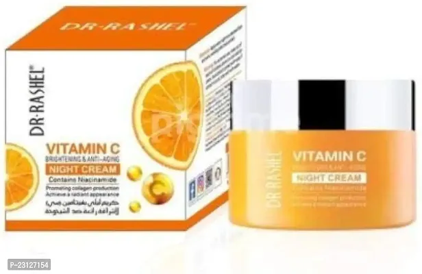 DR.RASHEL VITAMIN C BRIGHTENING  ANTI AGING NIGHT CREAM 50G-thumb0