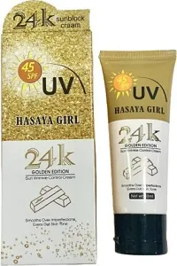 UV HASAYA GIRL 34K GOLDEN EDITION SUN WRINKLE CONTROL CREAM SPF 60-thumb1