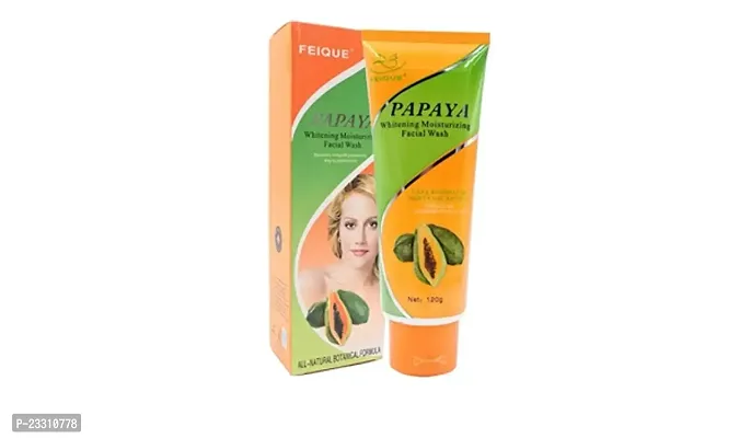 FEIQUE PAPAYA WHITENING MOISTURIZING FACIAL WASH (120G)