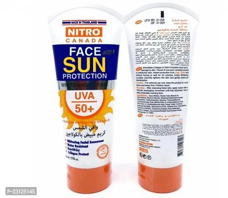 NITRO FACE SUN PROTECTION  WHITENING CREAM UVA 50 (170 ML)