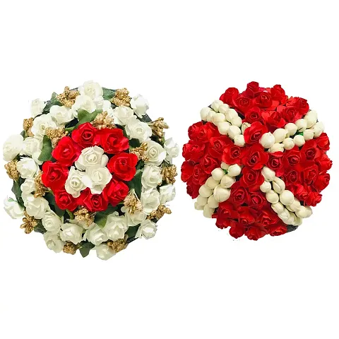 Festive Special Floral Gajra Bun For Women