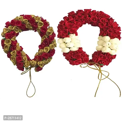 Flower Juda For Festives Designer Bridal Wedding Party For Women And Girl Pack Of 2