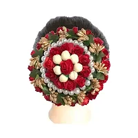 Designer Artificial Flower Juda Hair Gajra For Girls Hair Styling Pack Of 1-thumb1