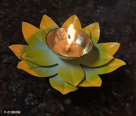 Aroomantrade; Brass Diya for Diwali puja/ Home Decoration/office decoration Pack of 2-thumb2