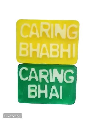 SCIIAN Soap | Soap gift hamper for Rakhi | Gift for Brother | Soap Gift?Set | Soap for?Bath | Handmade Soap Hampers for Rakhi | Raksha Bandhan Gift Set (Green  Yellow)