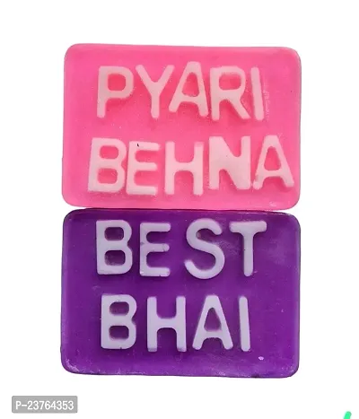 SCIIAN Soap | Soap gift hamper for Rakhi | Gift for Brother | Soaps for Brother | Kids Soap | Handmade Soap Hampers for Rakhi | Raksha Bandhan Gift Set (Purple  Pink)