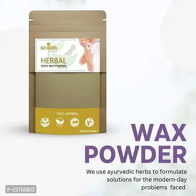 SCIIAN Wax Powder | Hair Remover Powder | Hair Removal Powder For Men  Women | Hair Removal Wax | Wax Powder for Hair Removal | No Harmful Chemicals Ammonia or Bleach | Body Wax Powder 100gm-thumb2