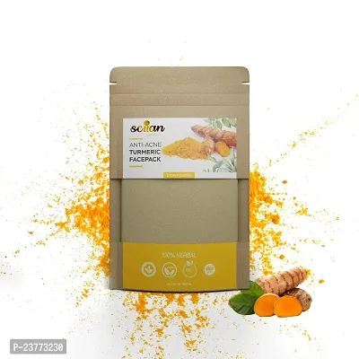 SCIIAN Anti Acne Turmeric Face Pack 50 gm | Enriched with Anti-Aging Properties | Face Pack for Tan Removal | Face Pack for All Skin Types | Face Pack for Glowing Skin | Pack of 3-thumb3