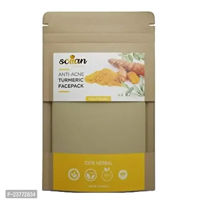 SCIIAN Anti Acne Turmeric Face Pack 50gm | Help to Reduce Blemishes | Enriched with Anti-Aging Properties | Pack of 1