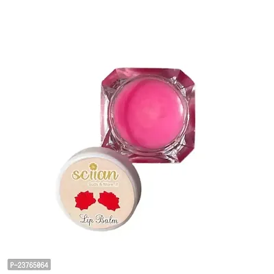 SCIIAN Rose Lip Balm for Dry  Chapped Lips10 gm | Moisturizing Lip Balms | lip balm with spf | lip balm for dark lips to lighten | lip balm for dry lips | lip balm for women | Pack of 1