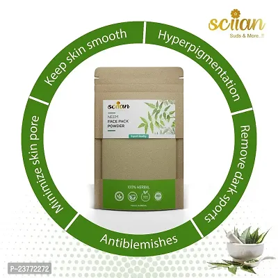 SCIIAN Neem Face Pack Powder 50gm | Help to Remove Acne Pimples Dark Sports | Face Pack For All Skin Types | Face Pack for Women Skin Care | Face Pack for Glowing Skin | Face Pack for Women | Pack of 2-thumb5