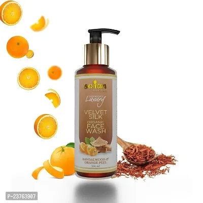 SCIIAN Sandalwood And Orange Peel Face Wash - 100 ML | Face Wash for Healthy  Glowing Skin | Deep Cleansing Face Wash | For All Skin Types | Best for Tan Removal | Face Wash for Women  Men-thumb4