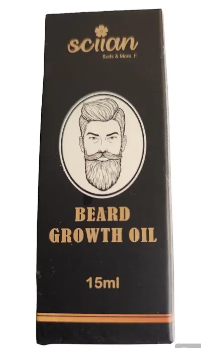 SCIIAN Beard oil |Oils For Beard Growth  Nourishment | Thicker  Longer Beard | Beard Oil for uneven, patchy  Fast Beard Growth| Helps Promote Hair Growth for Men | 15 ml