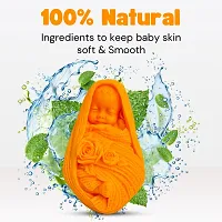 SCIIAN Baby Soap |Baby Soap?for Kids | Kids Toys Soap 120g | Baby Soaps for Bath | Kids Soap | Natural Bathing Soap | Baby Soap?for Kids 2-5 Years | Handmade Soap | Kids?Toys?Bath?Soaps Orange-thumb2