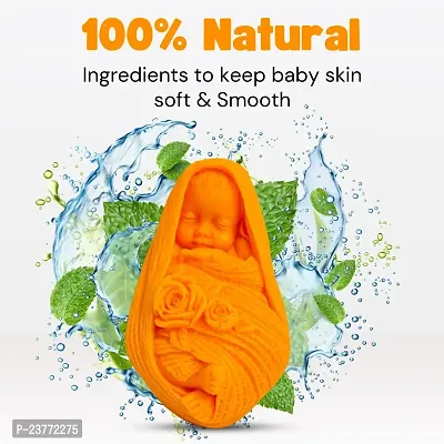 SCIIAN Baby Soap |Baby Soap?for Kids | Kids Toys Soap 120g | Baby Soaps for Bath | Kids Soap | Natural Bathing Soap | Baby Soap?for Kids 2-5 Years | Handmade Soap | Kids?Toys?Bath?Soaps Orange-thumb3