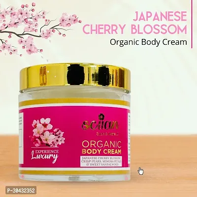 Japanese Cherry Blossoms Crisp Pears Mimosa Petals And Sweet Sandalwood Body Cream 100gm-thumb4